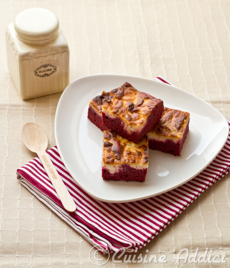 Red velvet Cheesecake brownie